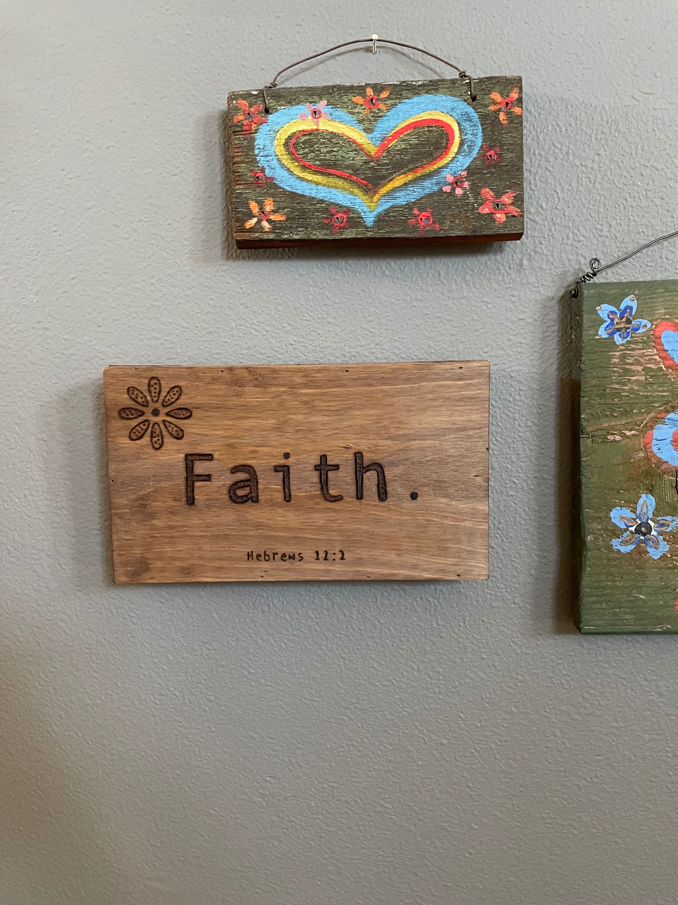 Faith - Hebrews 11:1 Wall Hanging by Oregon Artists image 0