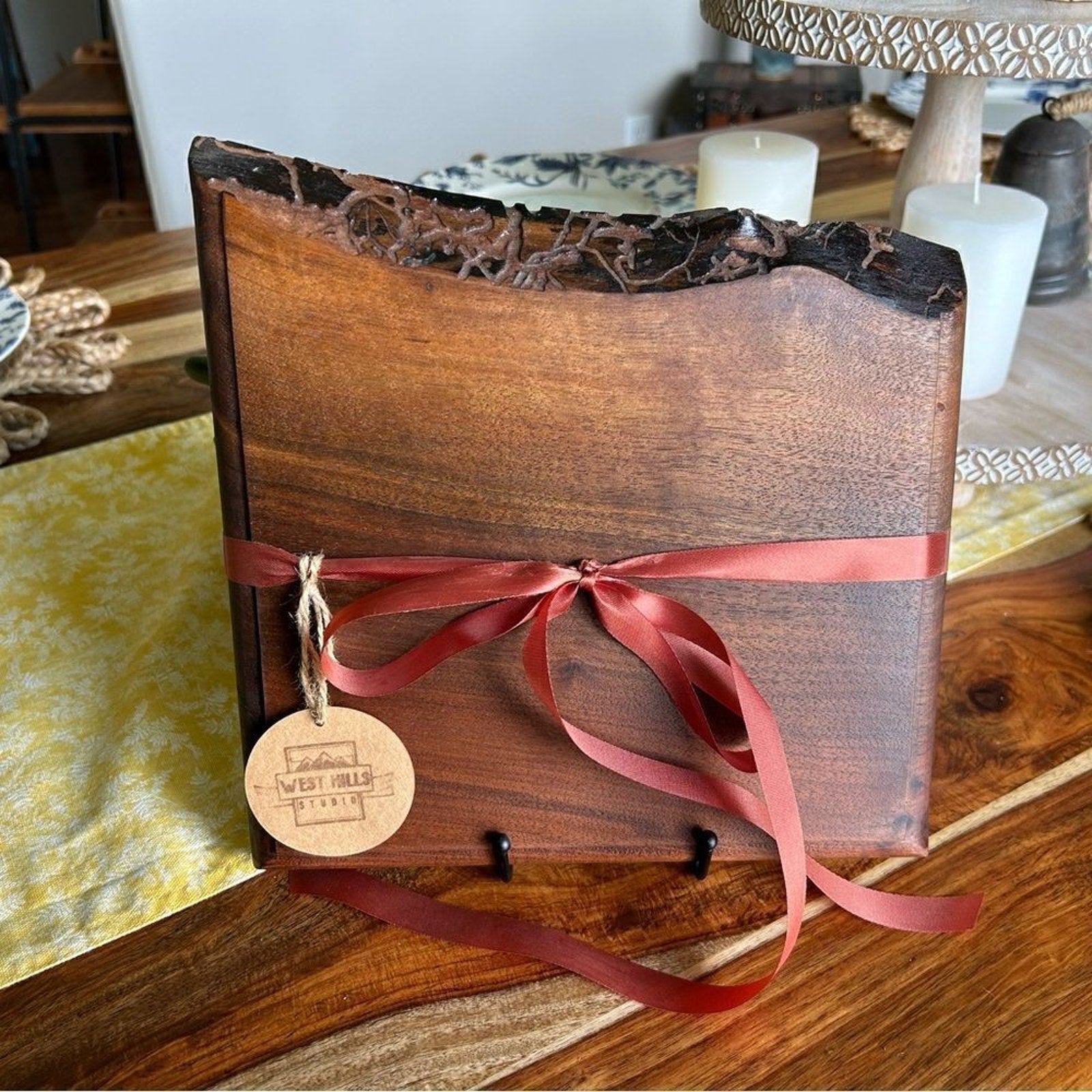 Custom Made Cutting Board Kitchen Wood Cutting Board Handmade Art for Home