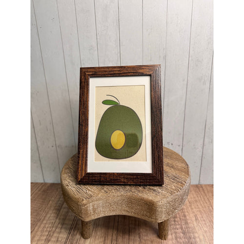 Avocado Kitchen Picture Frame 4 x 6 Original Art West Hills Studio Desk Wall Art