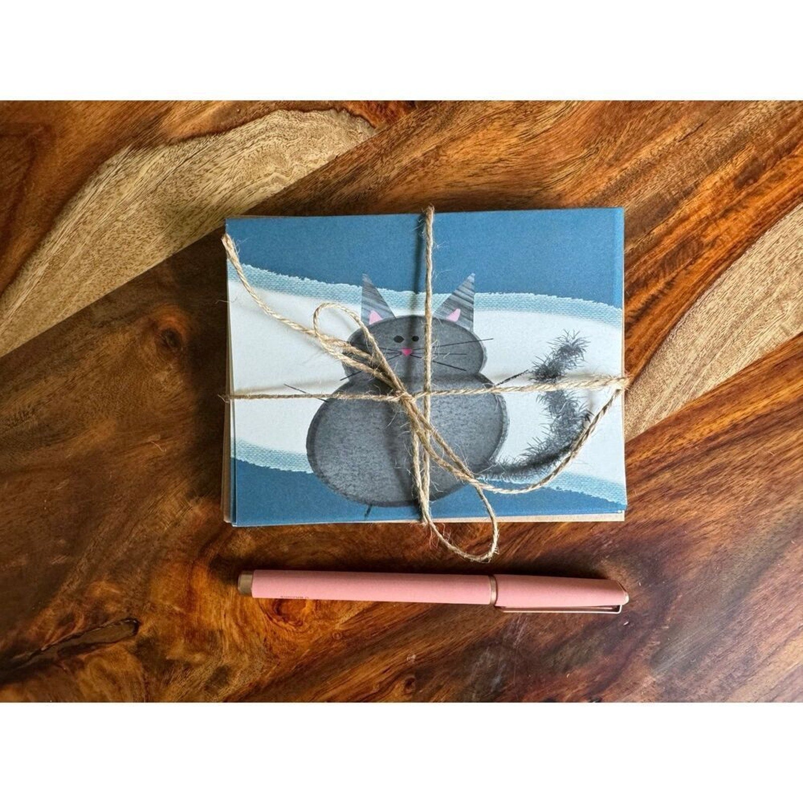 Greeting Cards for Cat Lover set of 6 w/envelopes Blank Cards NEW Custom Design