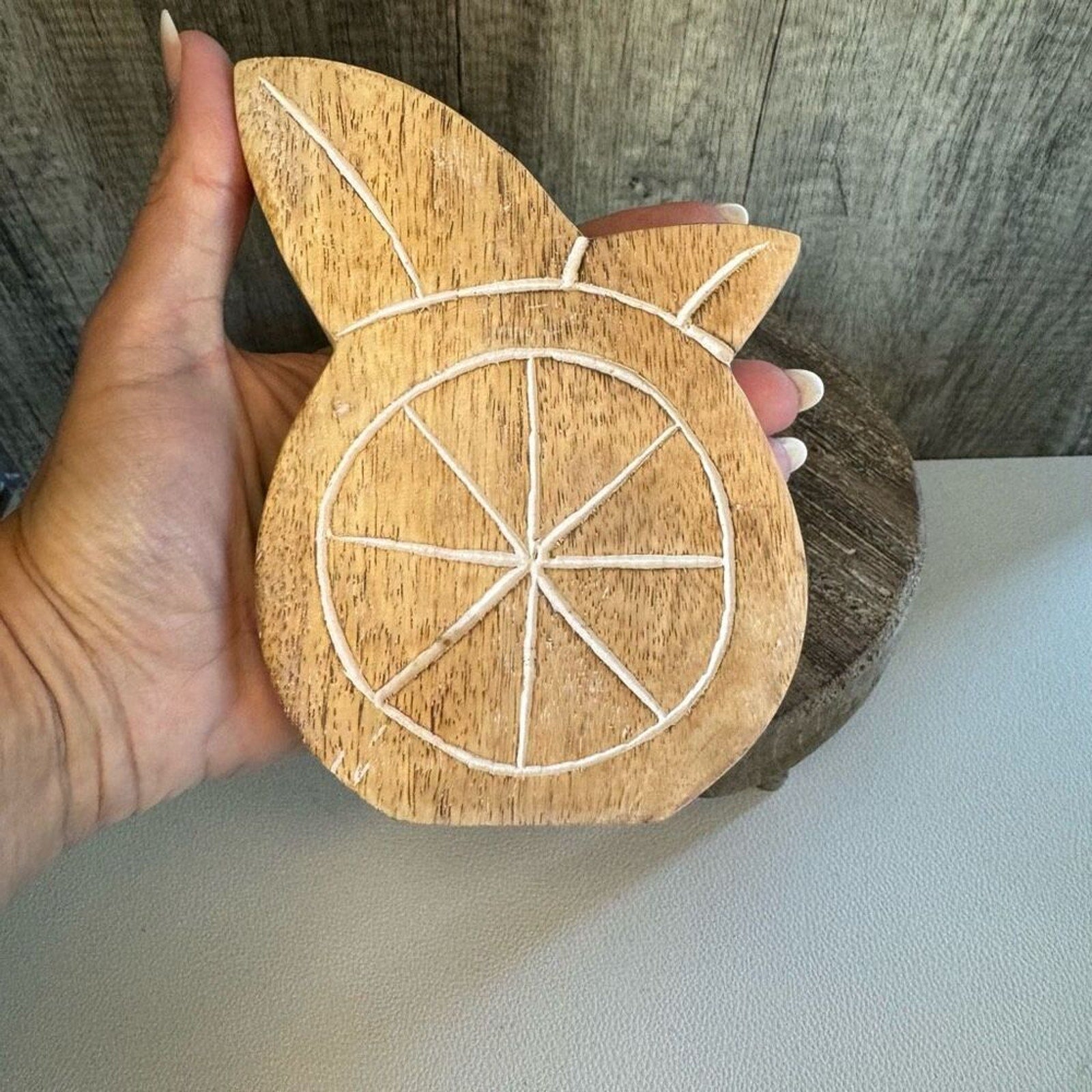 Rustic Wood Lemon Summer Home Decor FAST SHIP NEW
