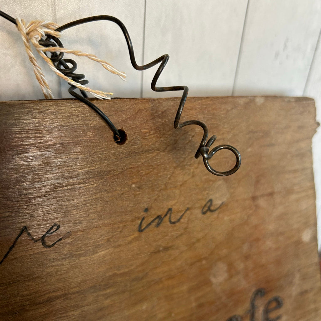 Wall Art Wood Art Boho Home Decor Artist Gift Encouragement Comfort NEW