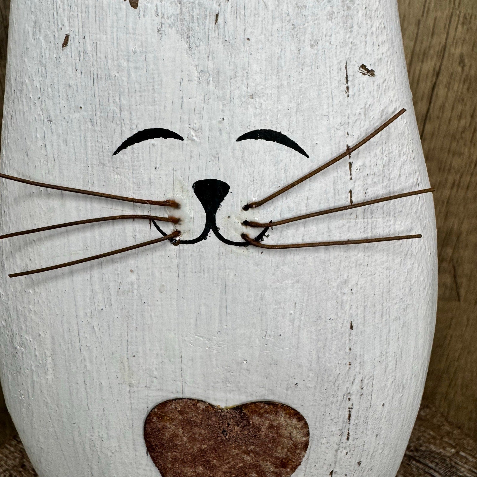 Rustic Cat Shelf Sitter Wood Love Home Decor Boho Home FAST SHIP