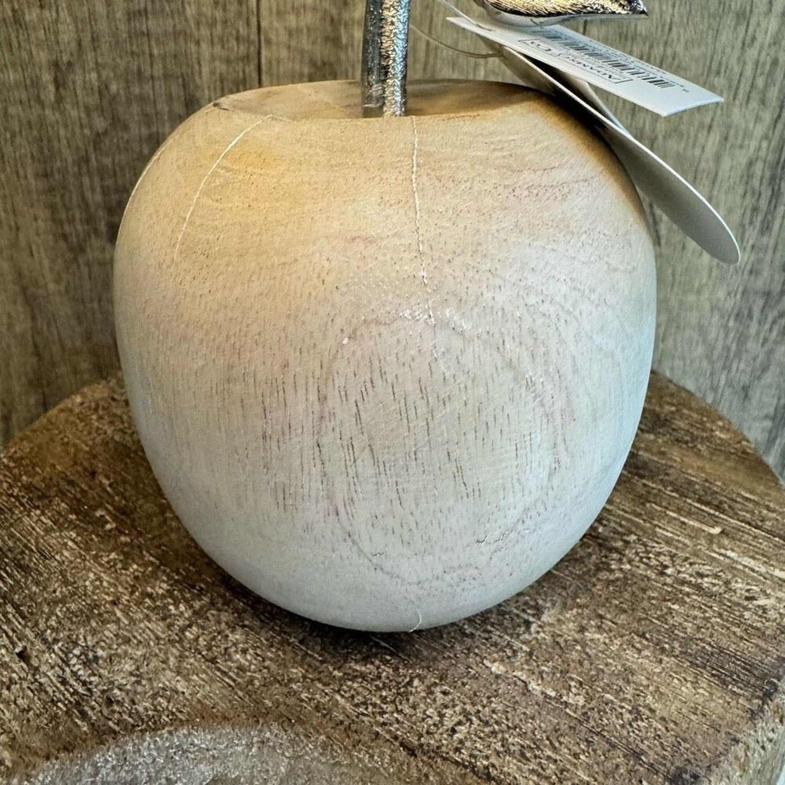 Rustic Wood Apple Home Decor FAST SHIP NEW