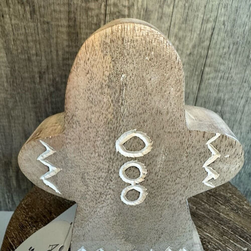 Rustic Gingerbread Wooden Christmas Holiday Decor  FAST SHIP NEW