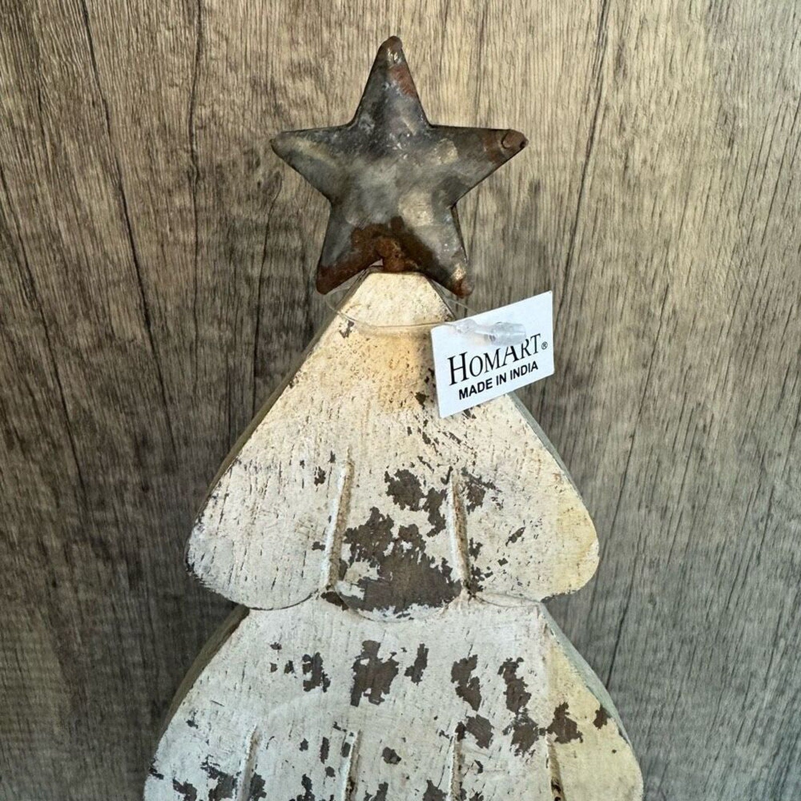 Rustic Wood Christmas Tree Holiday Decor  FAST SHIP NEW