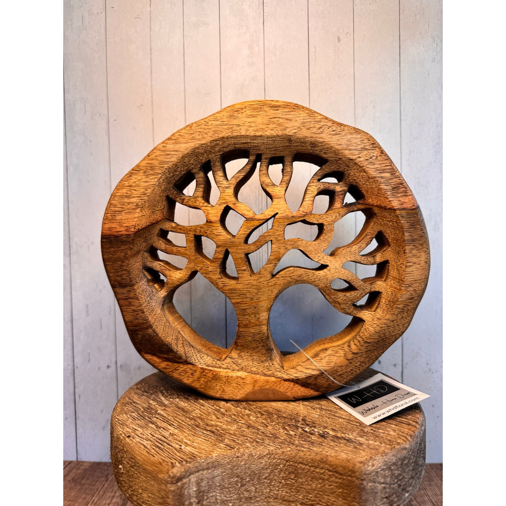 Rustic Tree of Life Home Decor Wood Tree Home Decor Tree Sitter NEW FAST SHIP