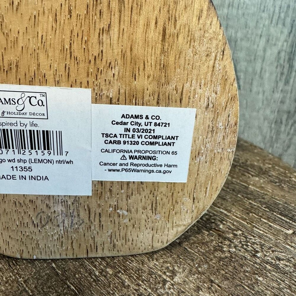 Rustic Wood Lemon Summer Home Decor FAST SHIP NEW
