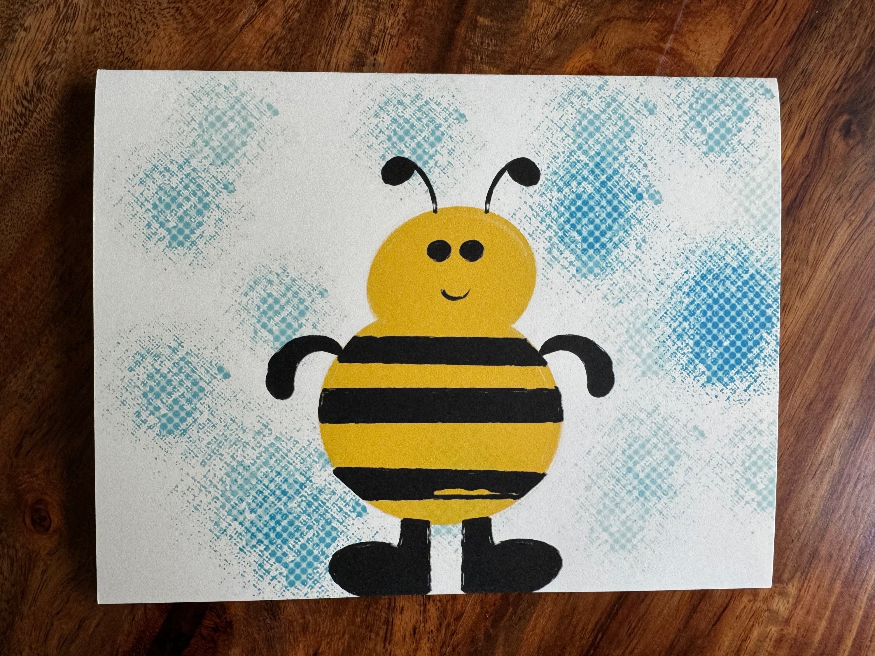 Blank Cards Set of 6 w/Envelopes Greeting Cards for Friends Handmade Art image 1