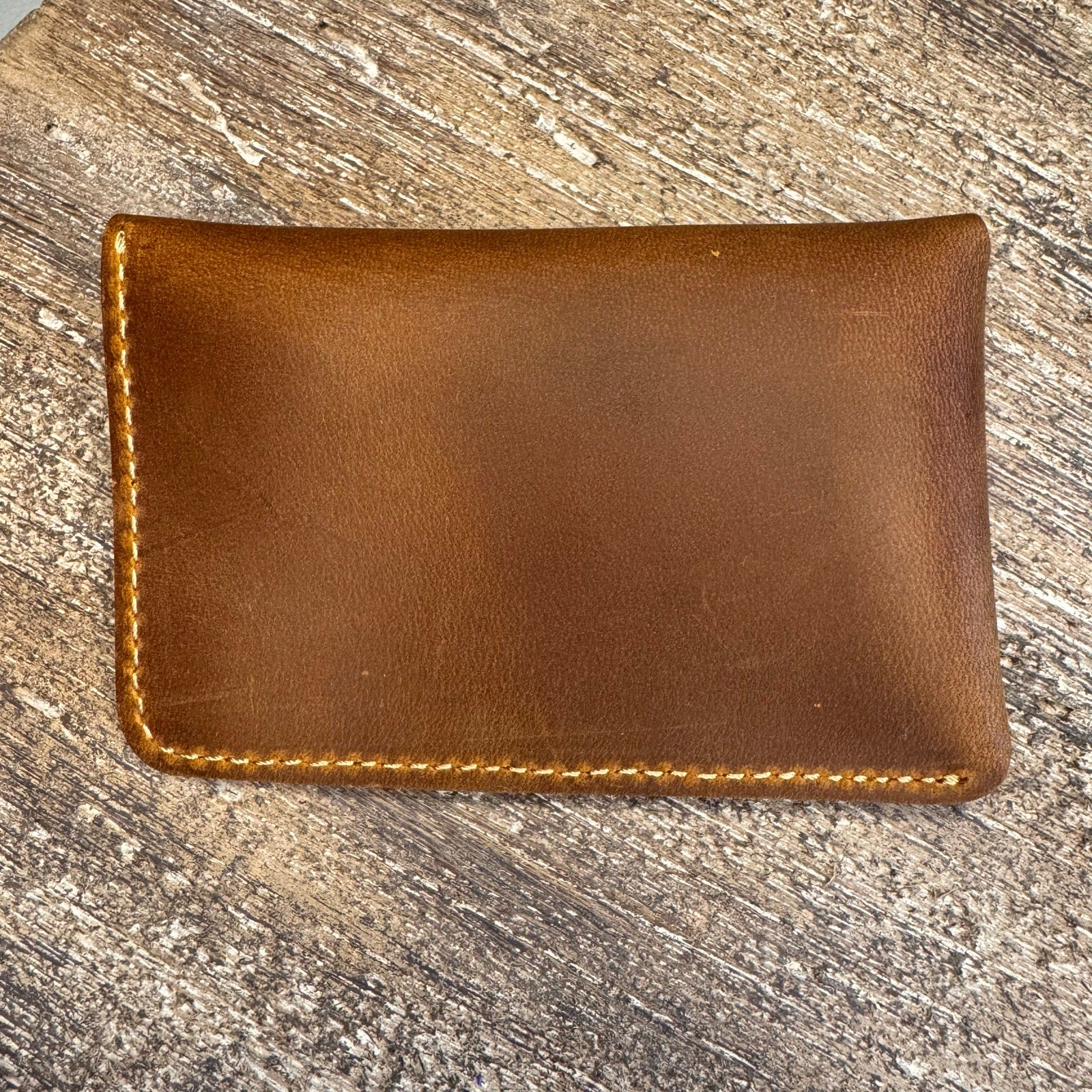 Genuine Leather Wallet  LIGHT BROWN Credit Card Holder Wallet NEW FAST SHIP