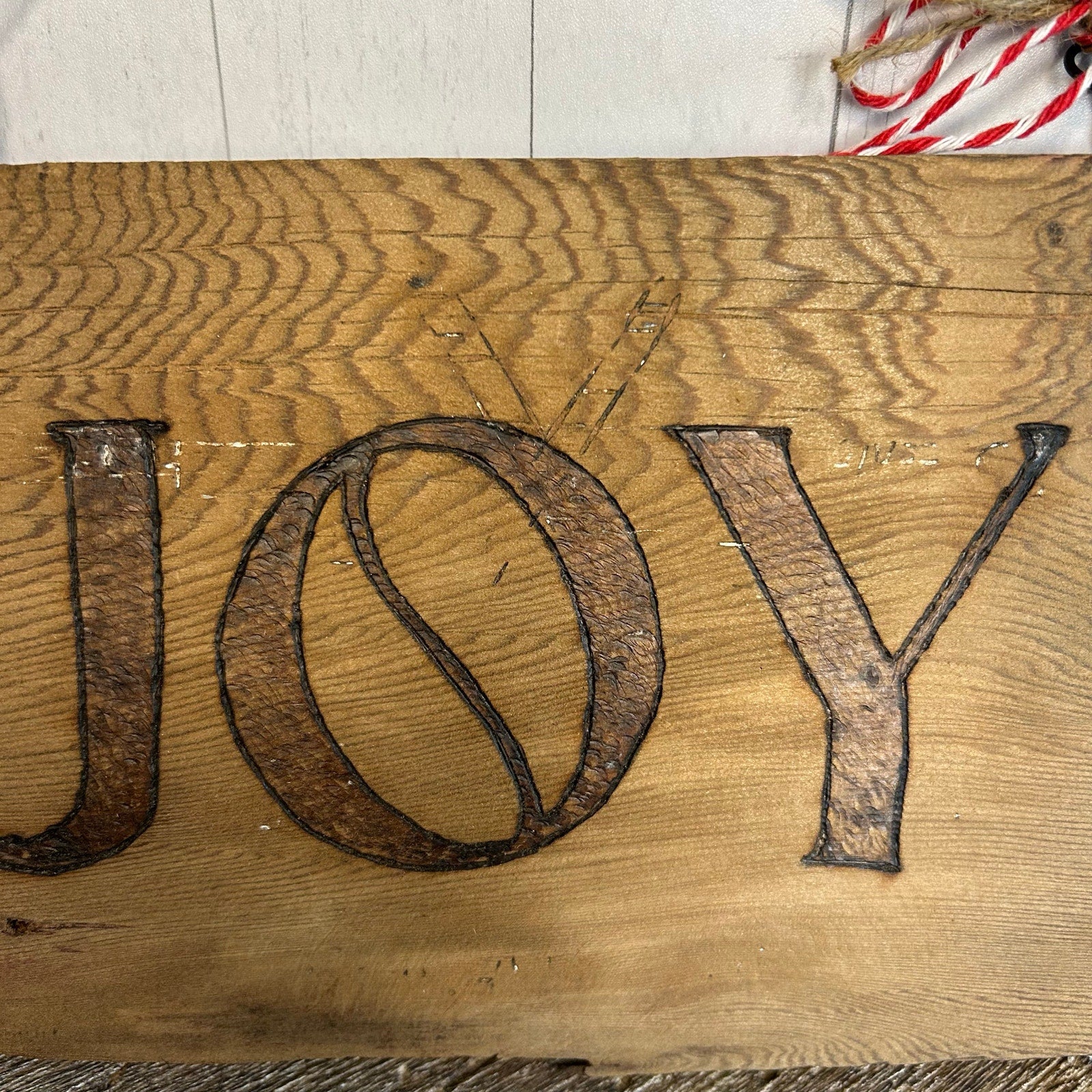 Christmas Holiday Art Wood Art Boho Home Decor NEW Gift Idea Artist Made Gift