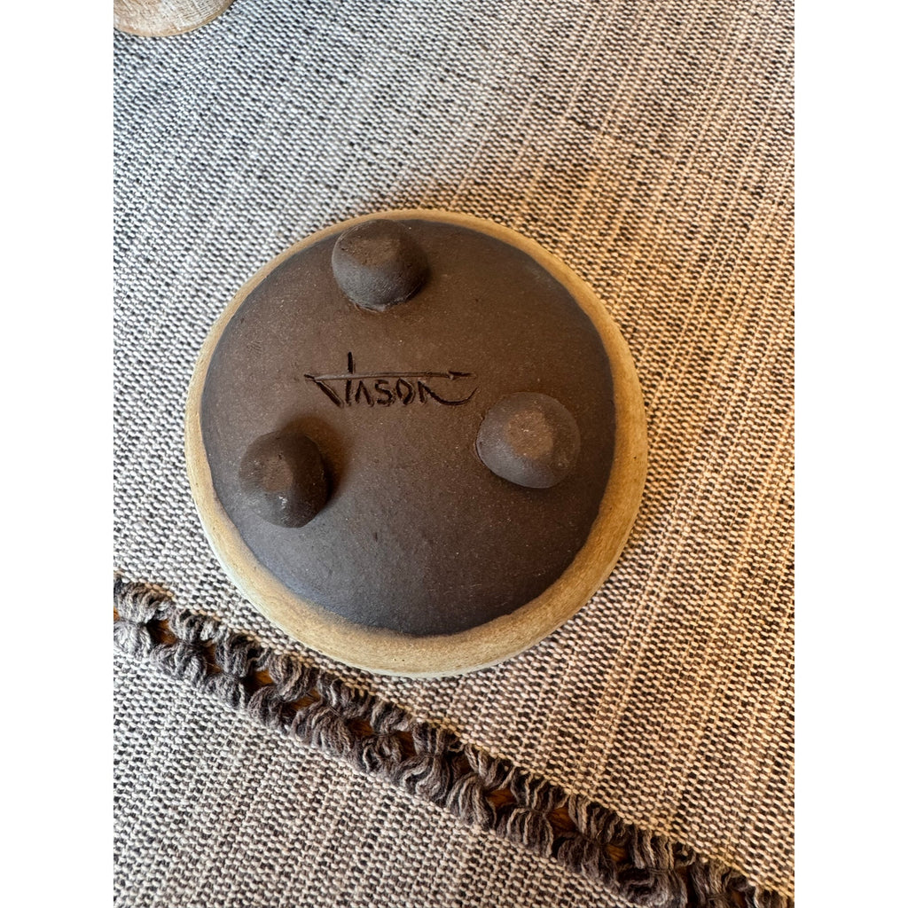 Rustic Trinket Pottery Bowl Salt Pepper Pinch Bowl Handmade Gift Trinket Dish