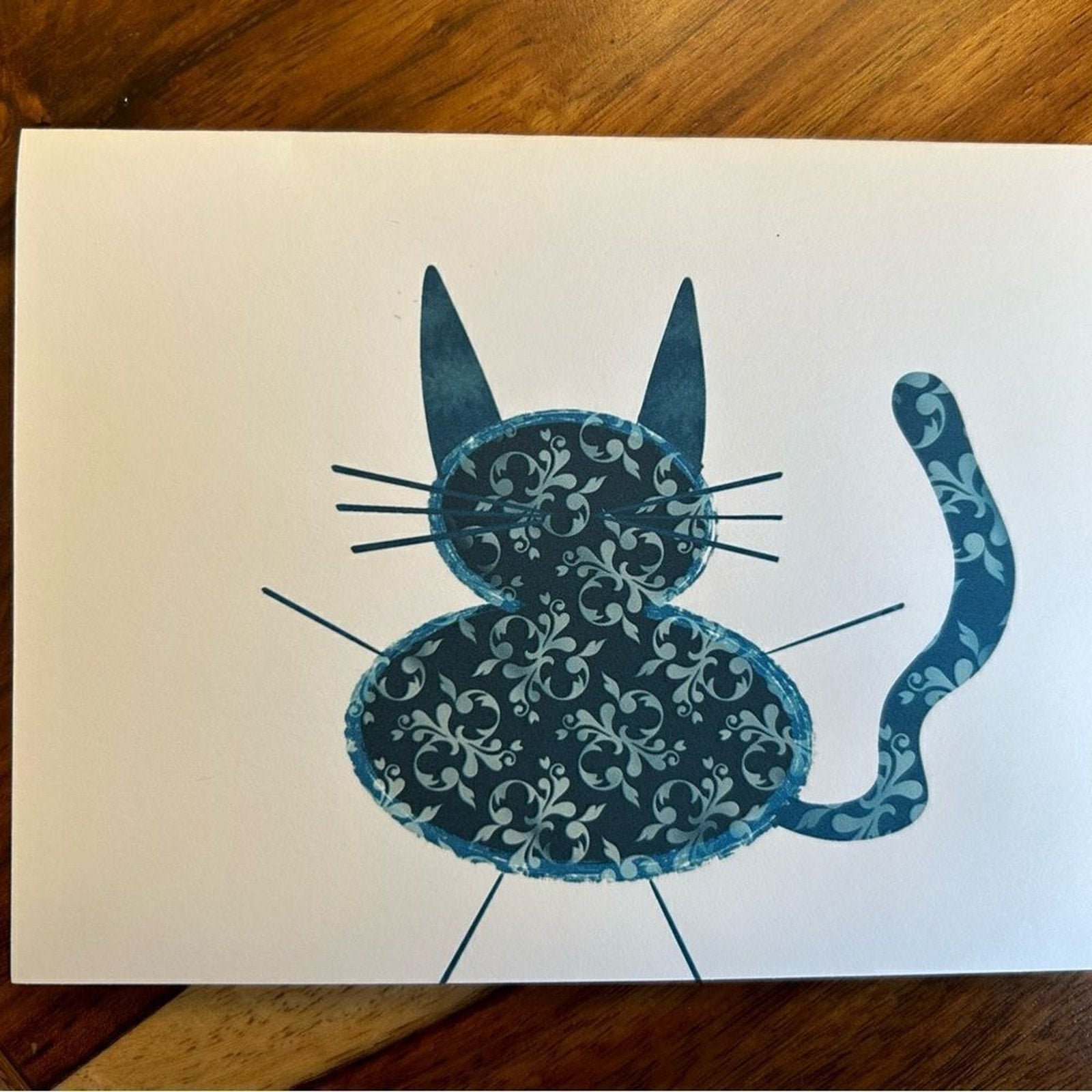 NWT Greeting Cards Blank Cards Cat Lover Blank Notes Set of 6 Handcrafted Cards