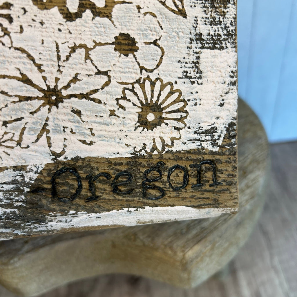 Oregon Wall Art Wood Art Boho Home Decor Pacific Northwest Gift PacNW NEW