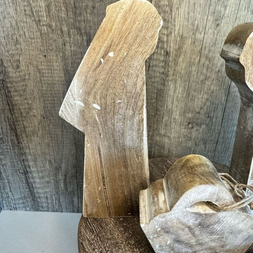 Rustic Nativity Set Christmas Home Decor FAST SHIP NEW