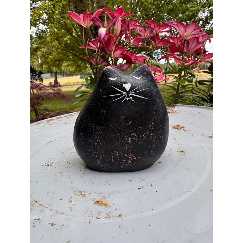 Cat Set of 2 Cats Orange Kitty Black Kitty Home Decor Cute Cat Lover