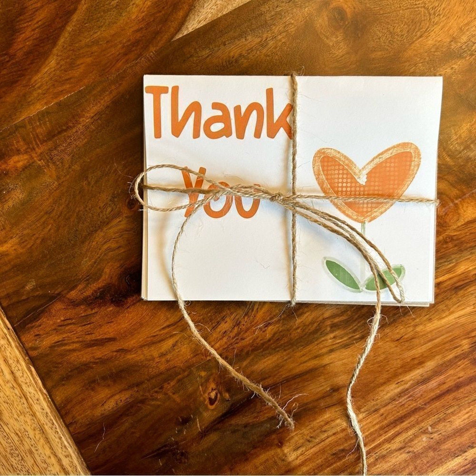 Greeting Cards Thank You Notes Thank You Cards Set of 6 Custom Handcrafted Art