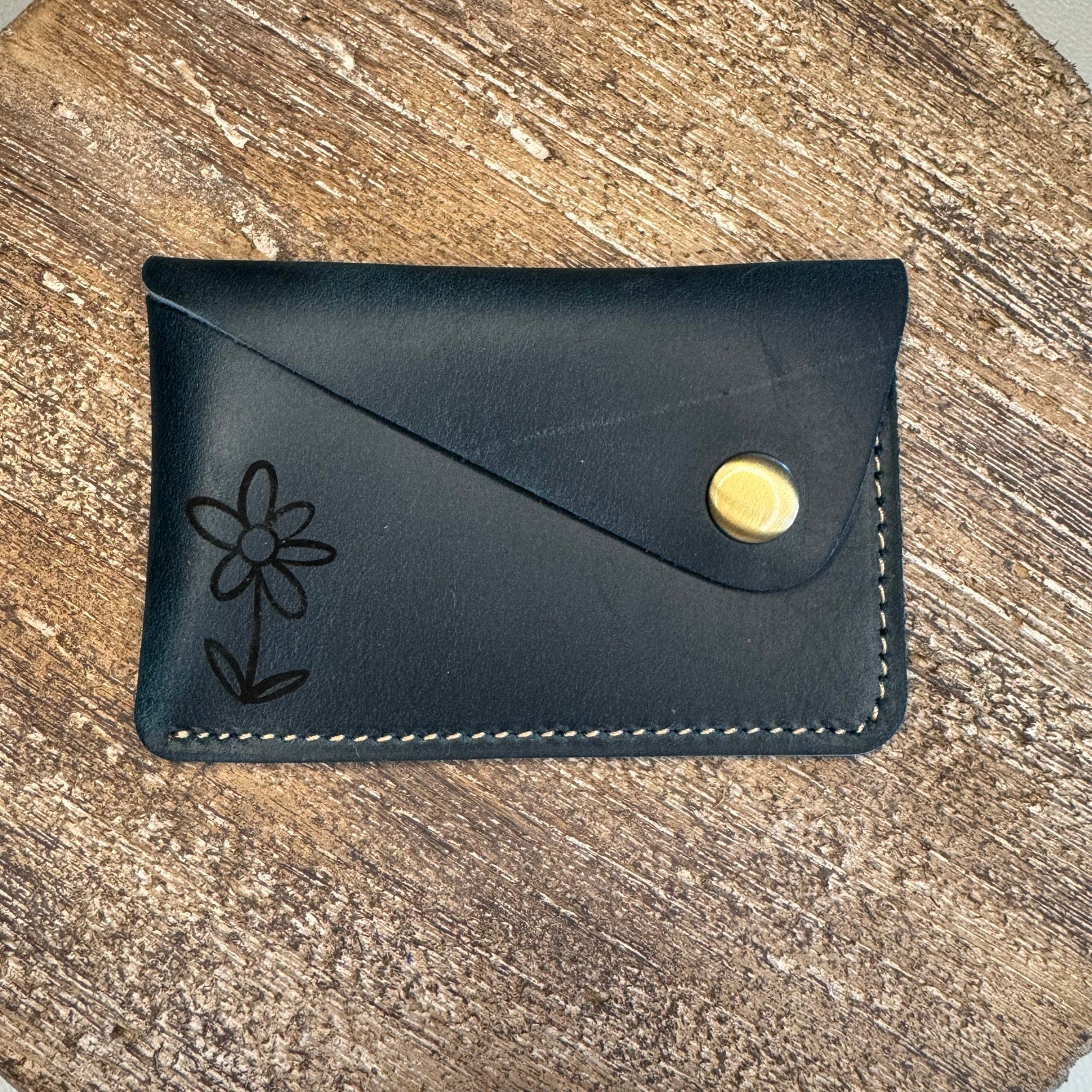 Genuine Leather Wallet  DEEP RED Credit Card Holder Wallet NEW FAST SHIP