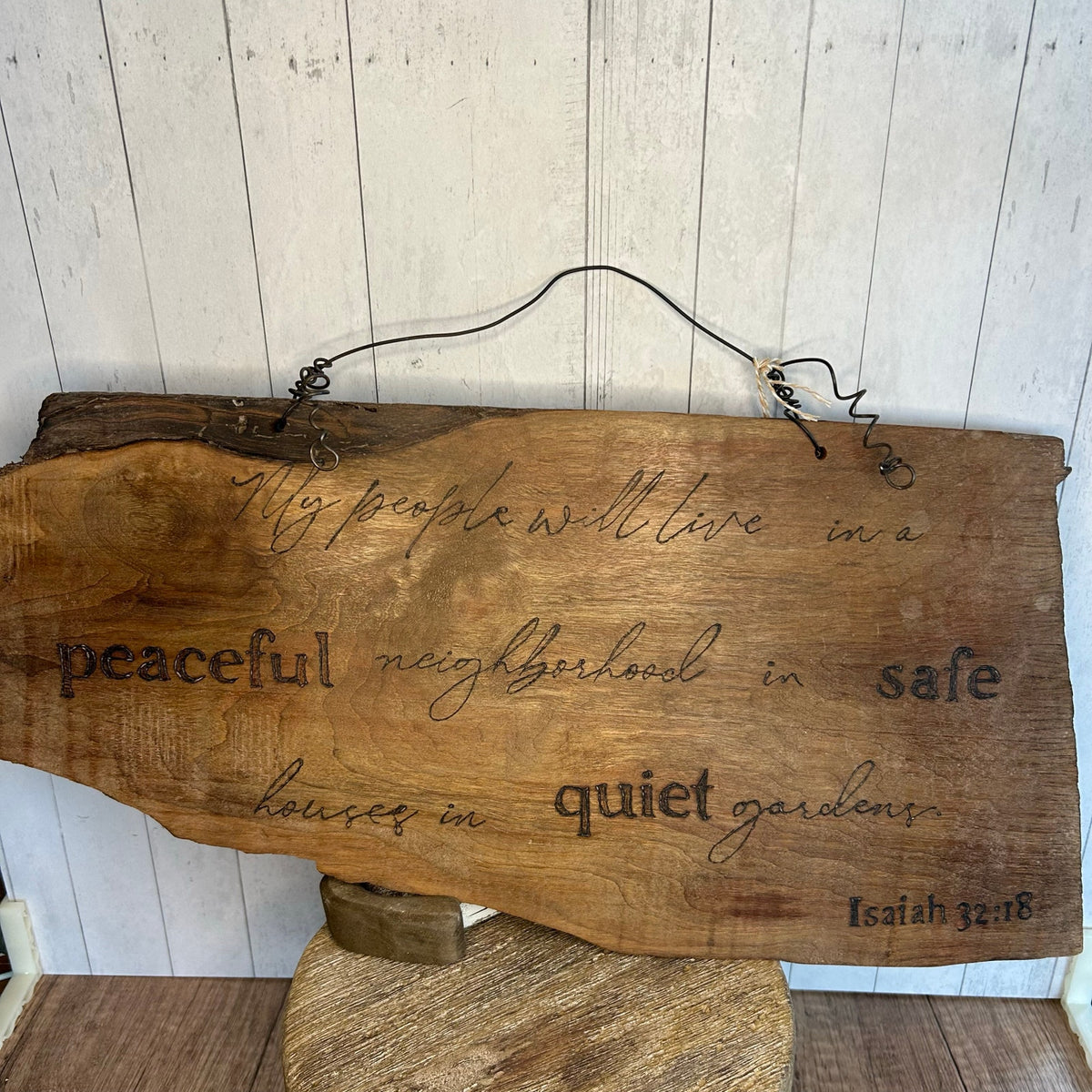 Wall Art Wood Art Boho Home Decor Artist Gift Encouragement Comfort NEW