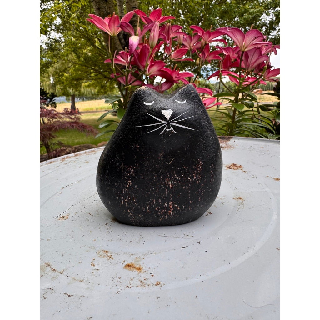 Cat Set of 2 Cats Orange Kitty Black Kitty Home Decor Cute Cat Lover