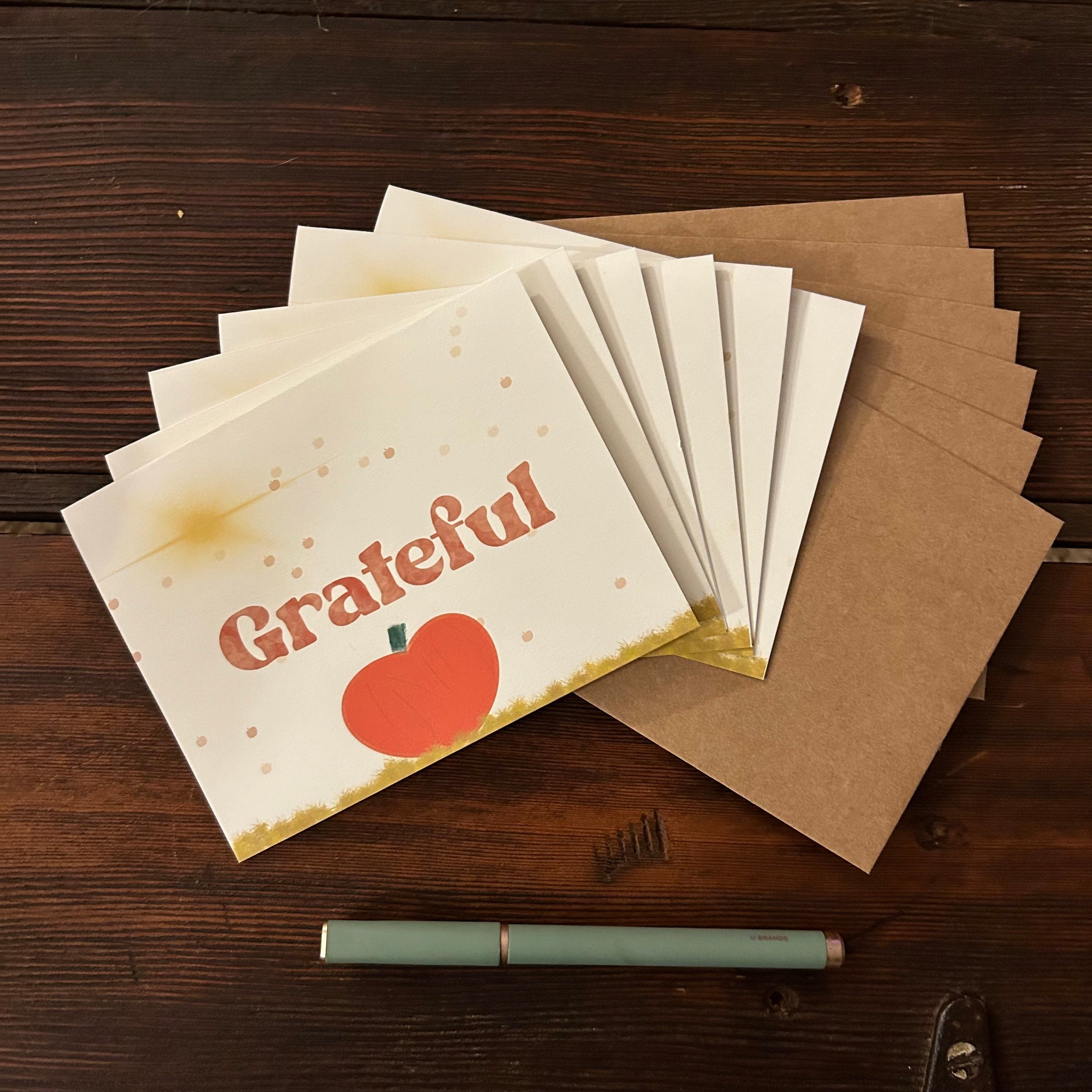 Grateful Greeting Cards Fall Autumn Cards Tablescape Ideas for Thanksgiving image 0