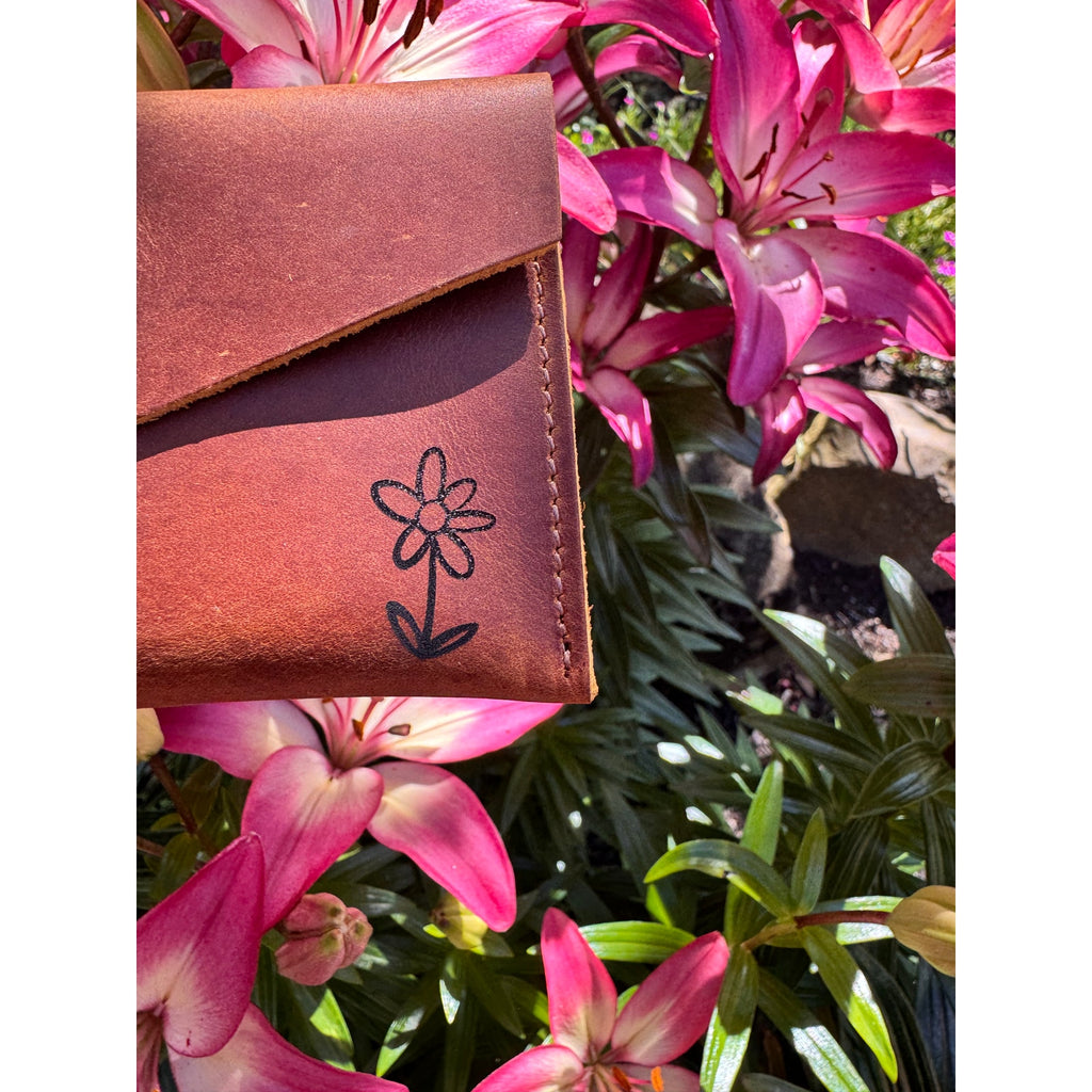 Genuine Leather Wallet  LIGHT BROWN Credit Card Holder Wallet NEW FAST SHIP