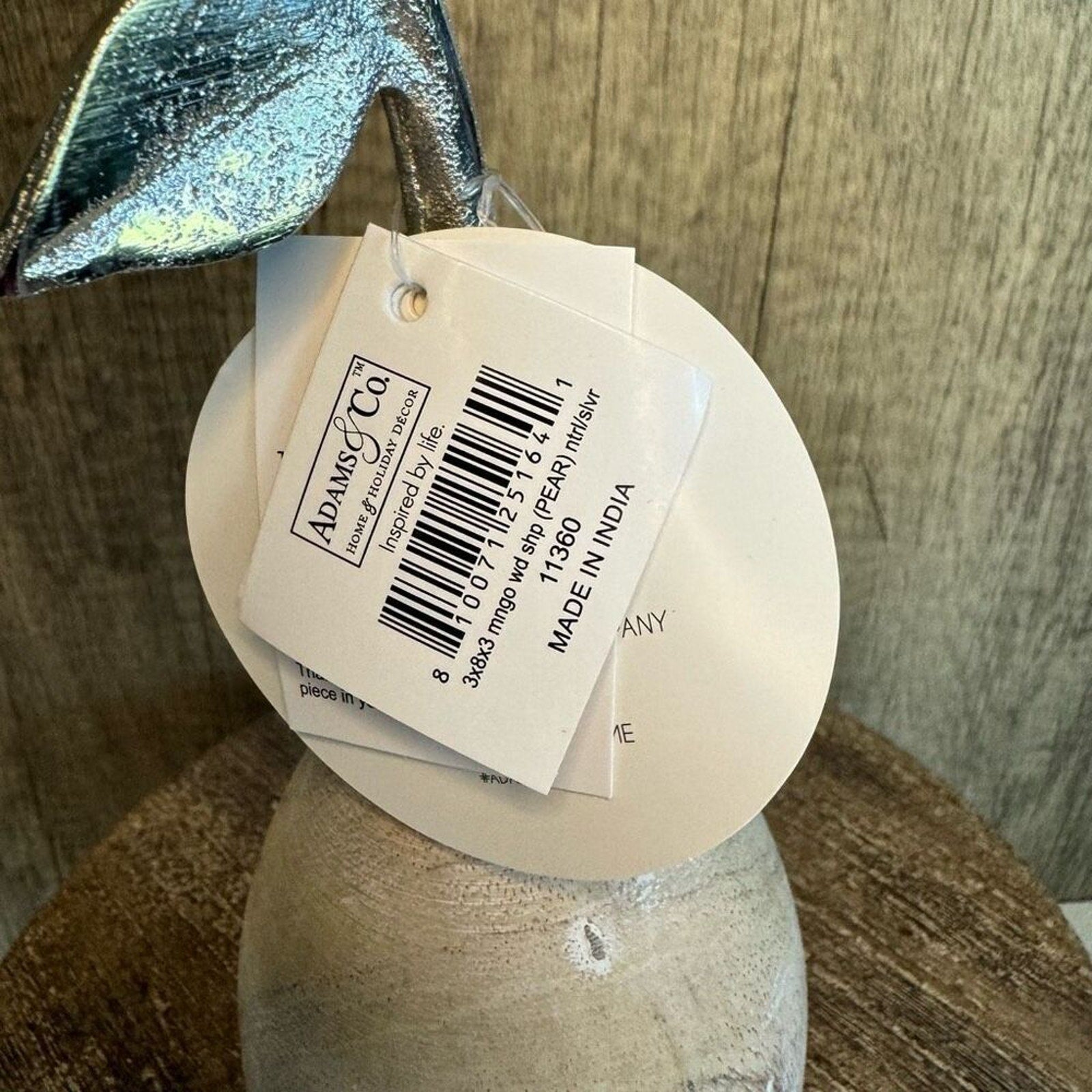 Rustic Wood Pear Summer Home Decor FAST SHIP NEW
