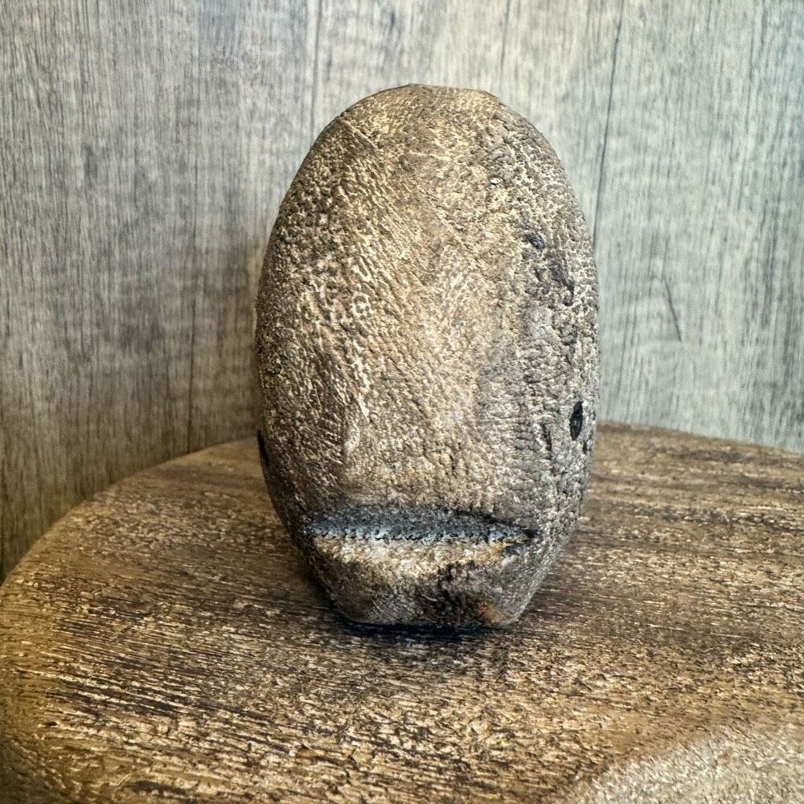 Rustic Mini Whale Sitter Wood Home Decor Beach House FAST SHIP NEW