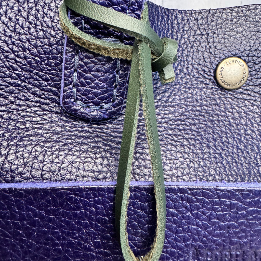Christmas Stocking Purse Charm Genuine Leather Christmas Bag Charm Holiday Flair