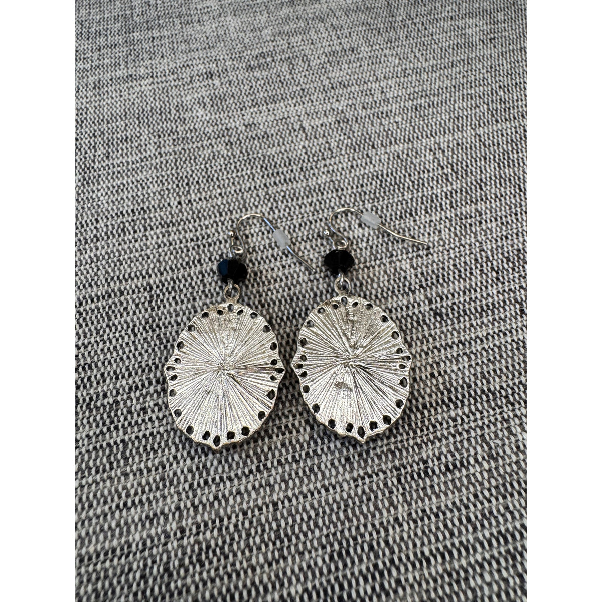 Kitty Cat Cameo Earrings Cute Cat Earrings Black White Accessories