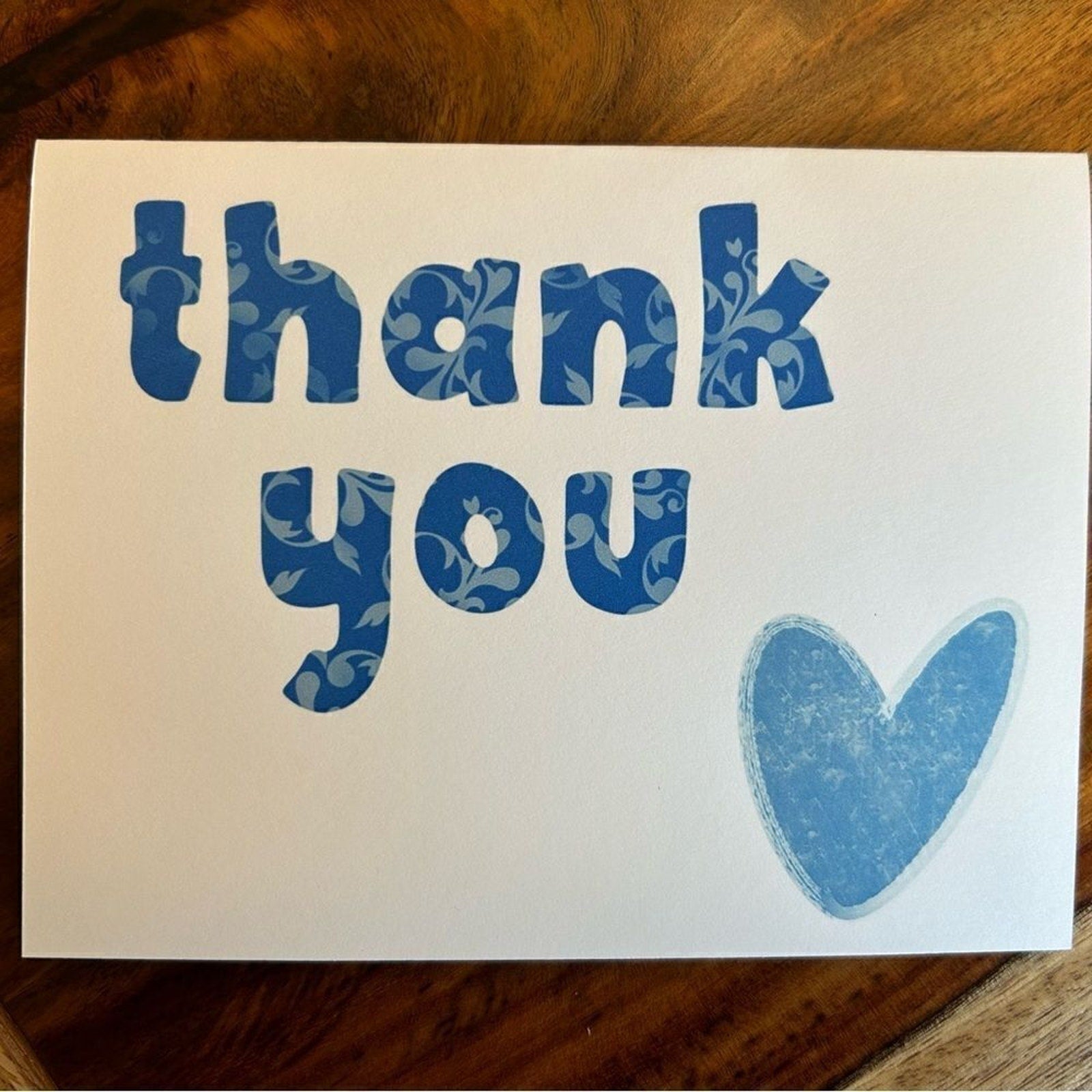 Greeting Cards Thank You Notes Thank You Card Set of 6 Custom Handcrafted Art