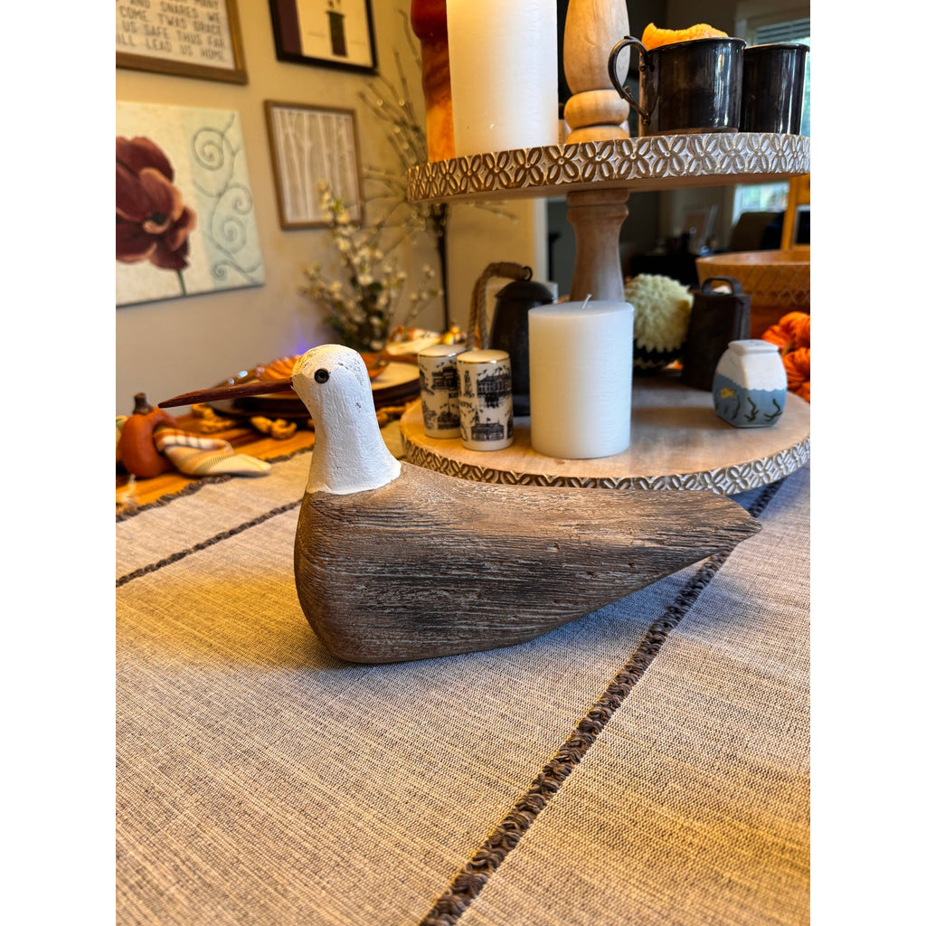 Wood Bird Maple Leaf Set of 3 Maple Leaf Sand Piper Duck Home Decor Rustic Home