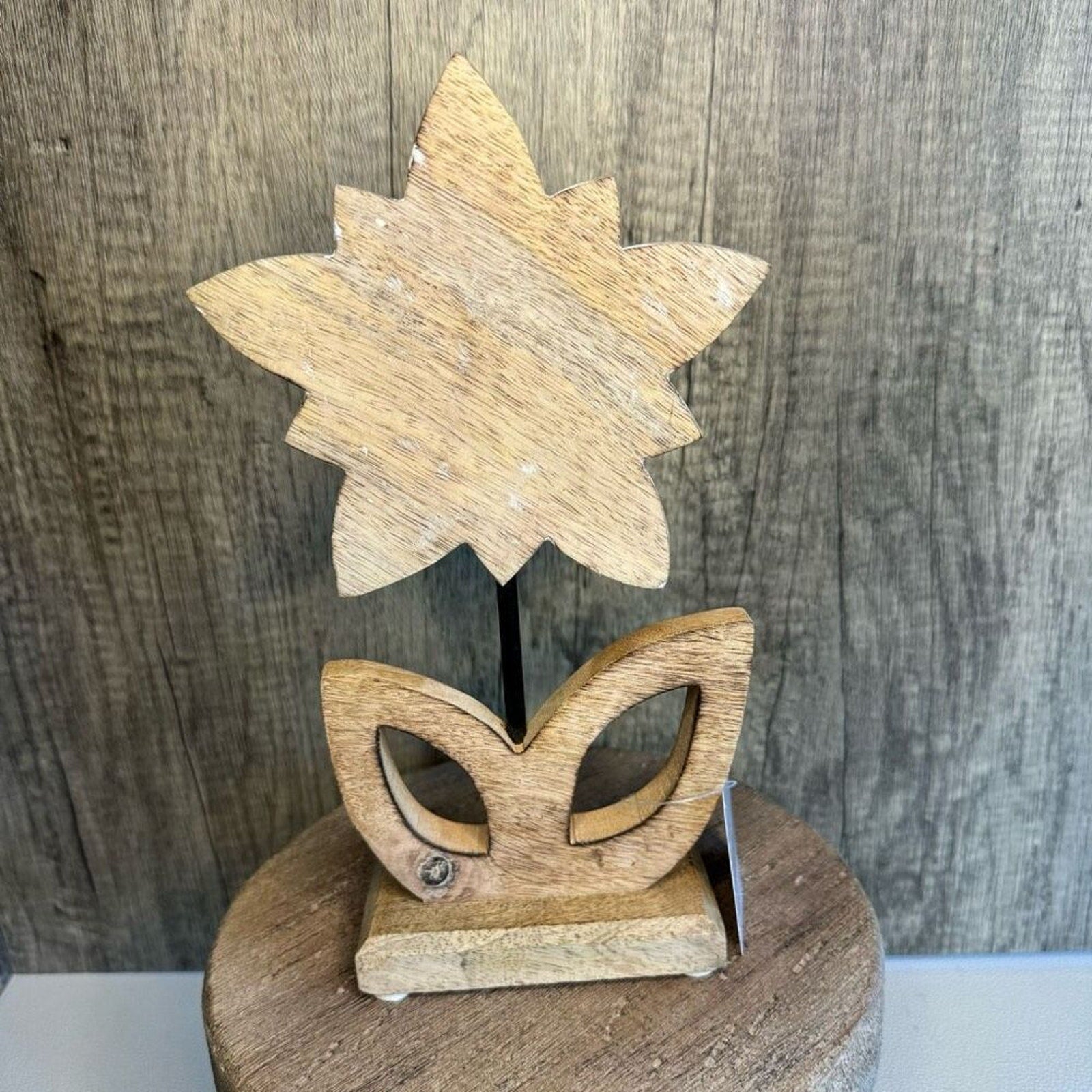 Rustic Wood Flower Home Decor NEW FAST SHIP