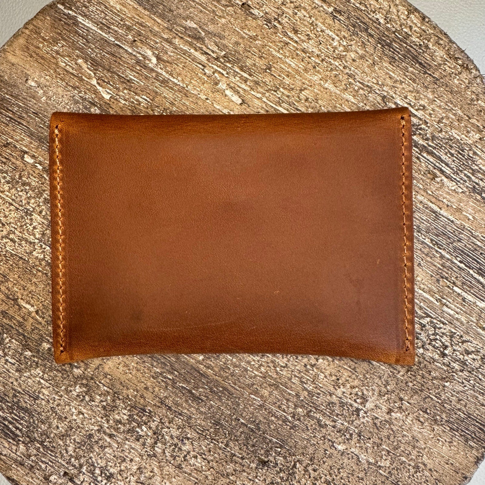 Genuine Leather Wallet  LIGHT BROWN Credit Card Holder Wallet NEW FAST SHIP