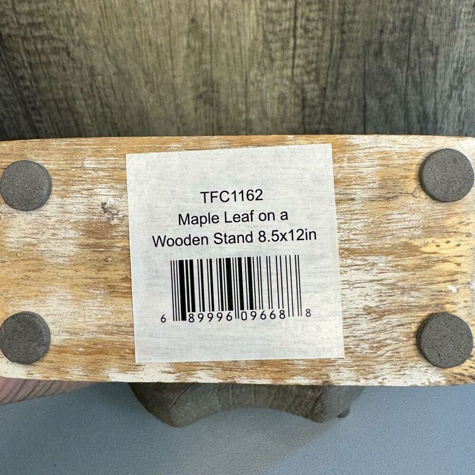 Rustic Maple Leaf Decor Mango Wood NEW FAST SHIP