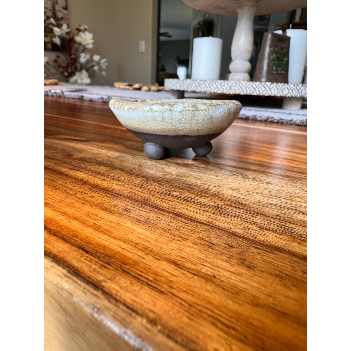 Rustic Trinket Pottery Bowl Salt Pepper Pinch Bowl Handmade Gift Trinket Dish