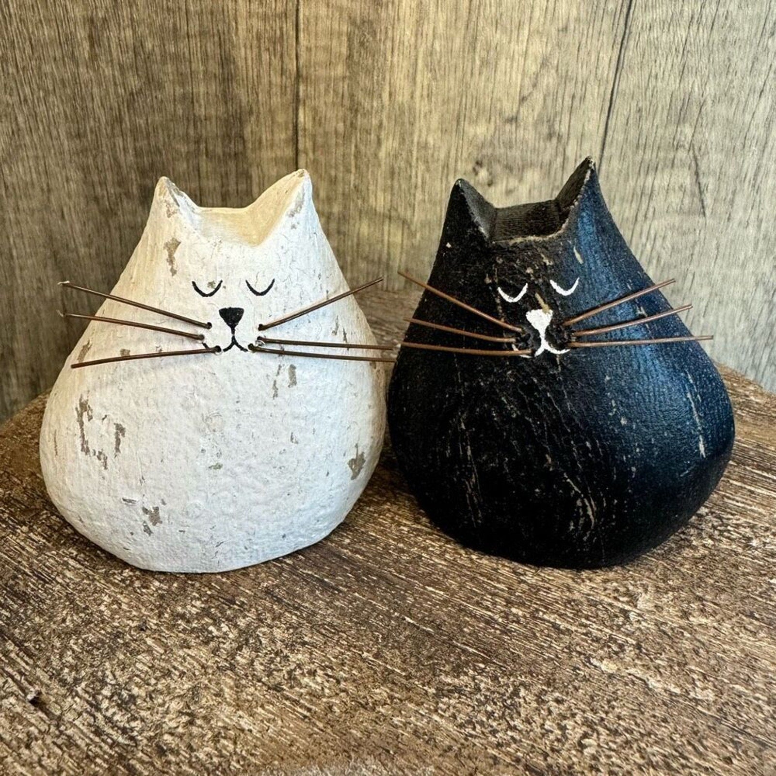 Rustic Kittens Sitter Wood Home Decor Cat Lover Gift FAST SHIP NEW
