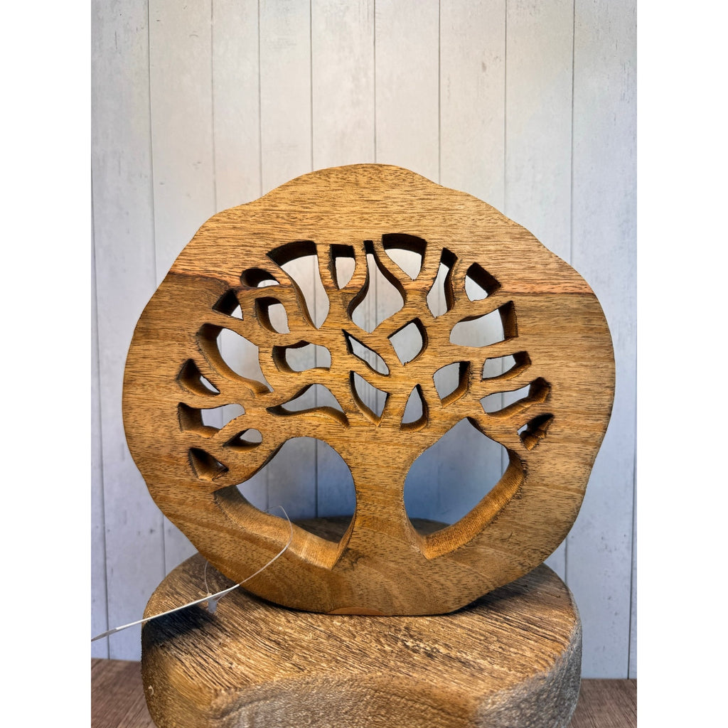 Rustic Tree of Life Home Decor Wood Tree Home Decor Tree Sitter NEW FAST SHIP