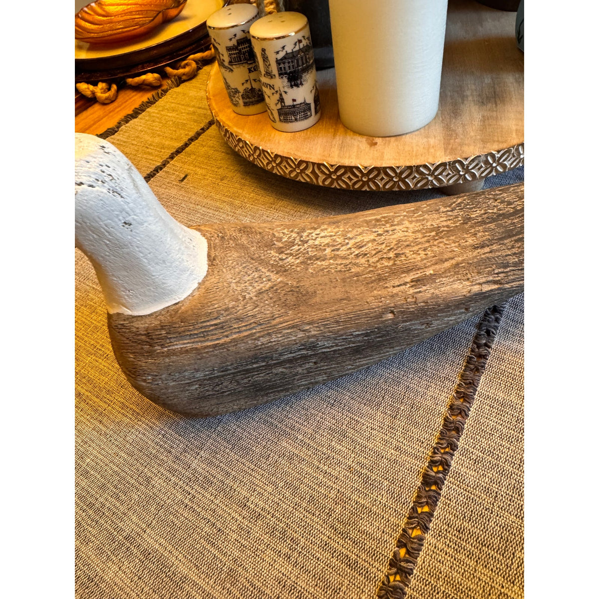 Wood Bird Maple Leaf Set of 3 Maple Leaf Sand Piper Duck Home Decor Rustic Home