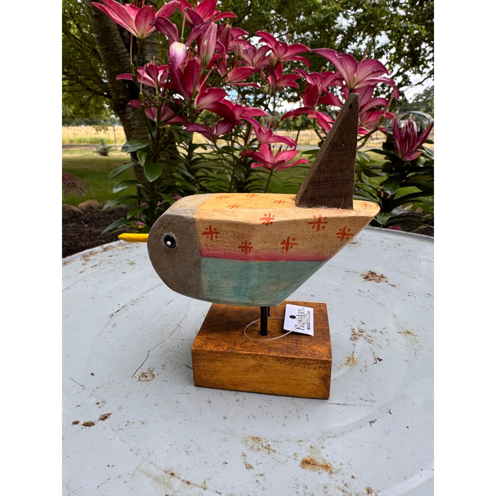 Wood Bird Set Songbirds Set of 3 Home Decor Bundle Handpainted Bird Lover Gift