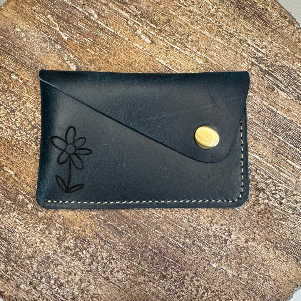 Genuine Leather Wallet  DEEP RED Credit Card Holder Wallet NEW FAST SHIP