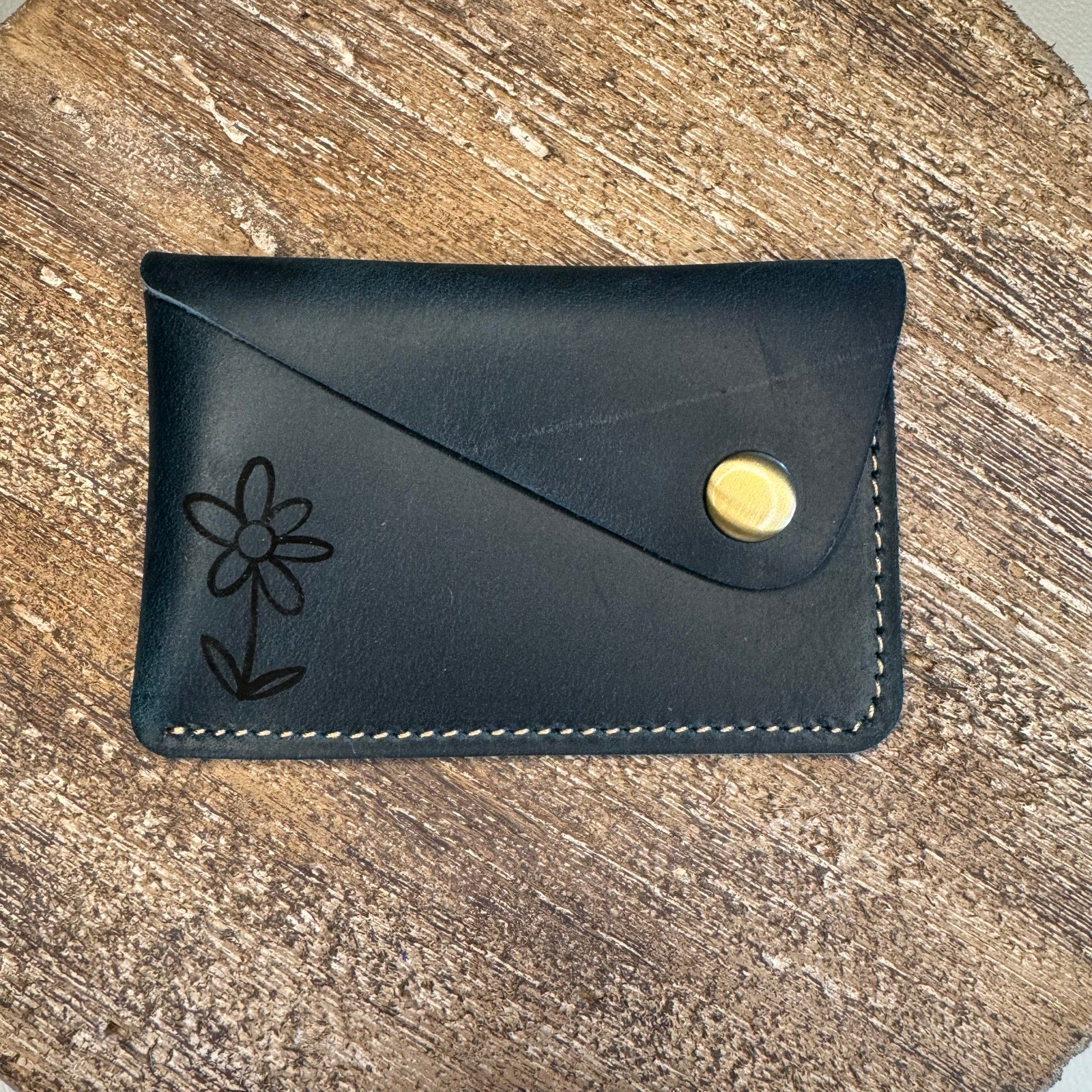 Genuine Leather Wallet  DEEP RED Credit Card Holder Wallet NEW FAST SHIP
