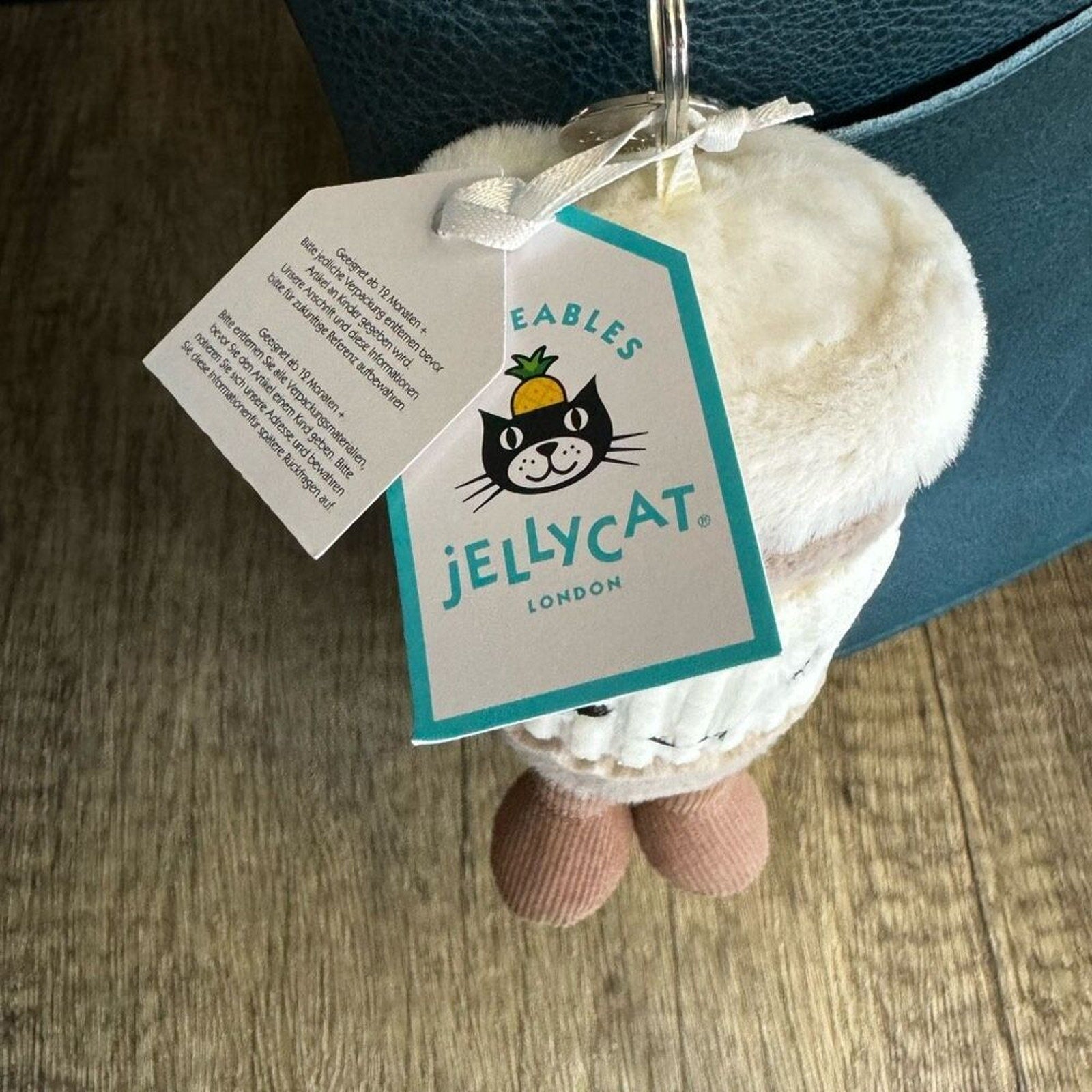 Jellycat Coffee to Go Charm NEW! Jellycat FAST SHIP Purse Keychain