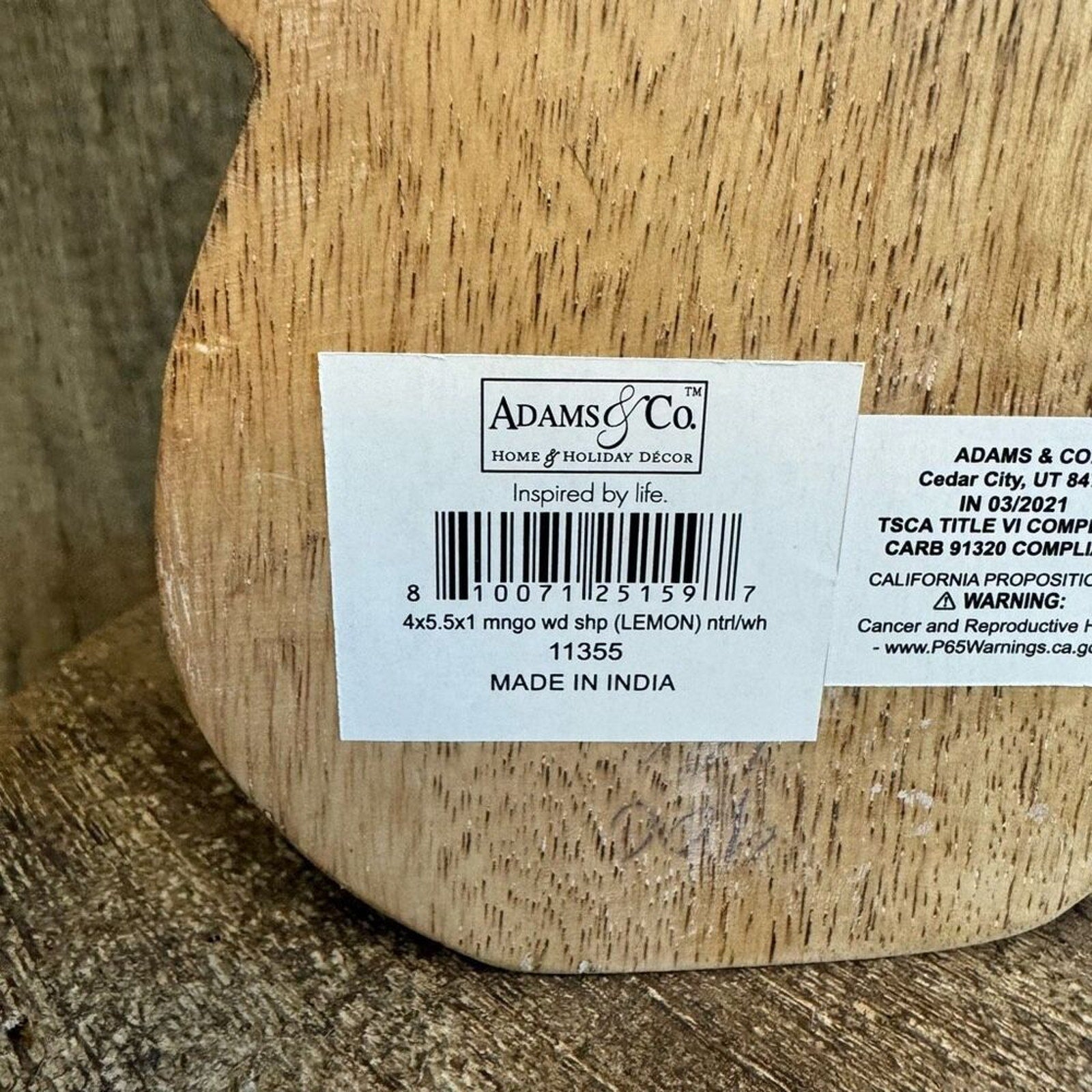Rustic Wood Lemon Summer Home Decor FAST SHIP NEW