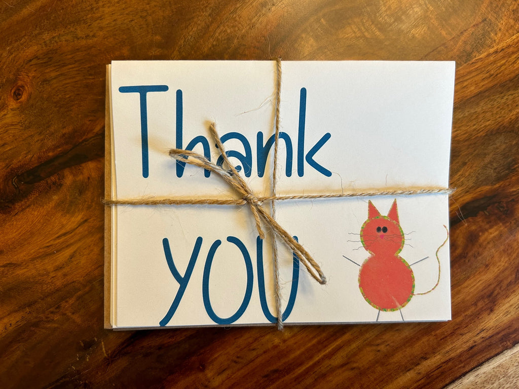 Thank You Cards Greeting Cards Blank Notes for Gift Friends Set of 6 & Envelopes image 2