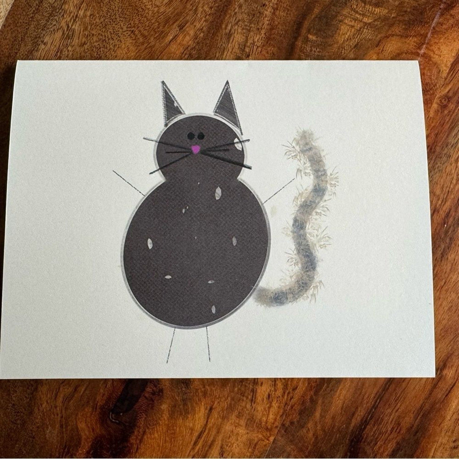 NWT Greeting Cards Blank Cards for Cat Lovers Set of 6 w/Envelopes Custom Brown
