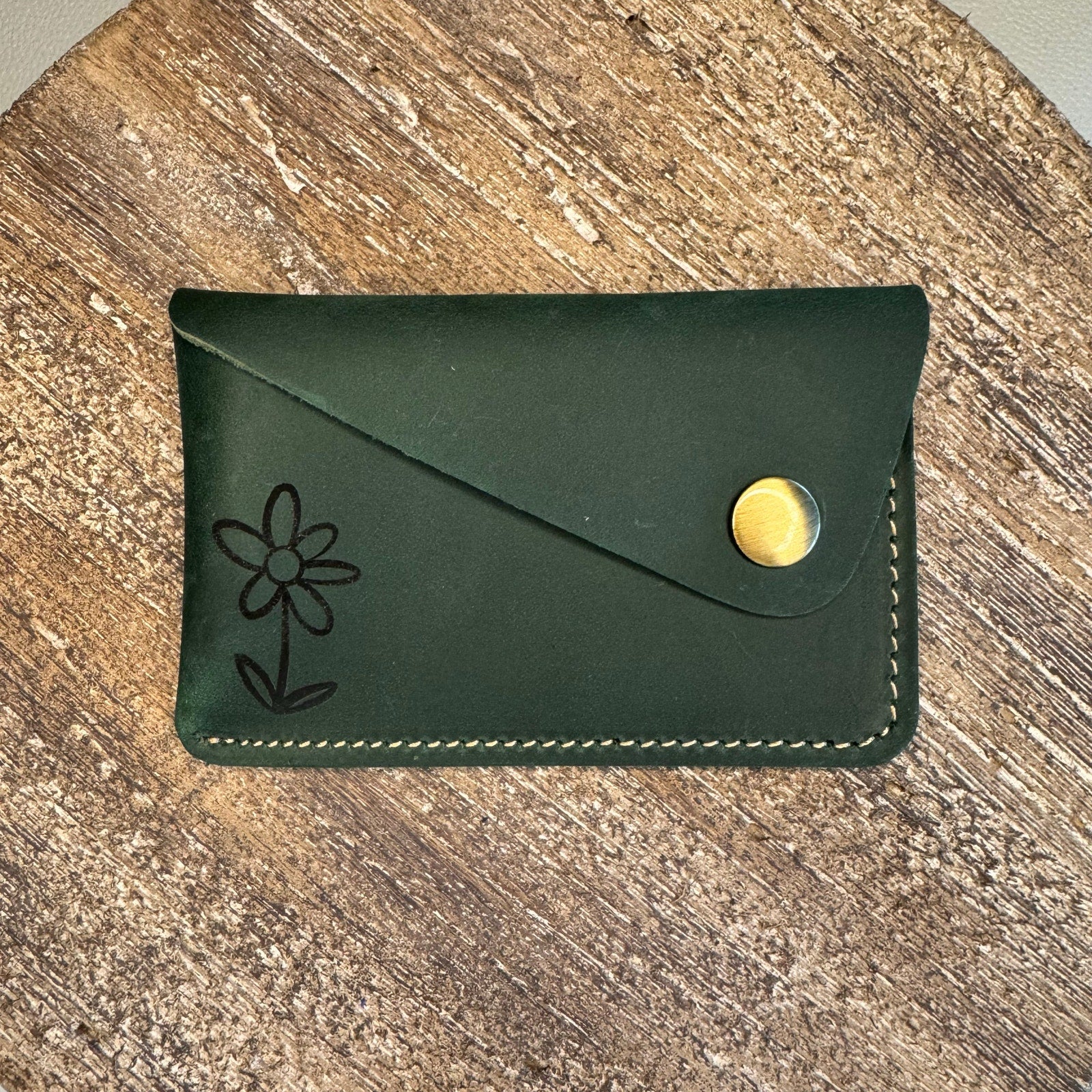 Genuine Leather Wallet  DEEP RED Credit Card Holder Wallet NEW FAST SHIP