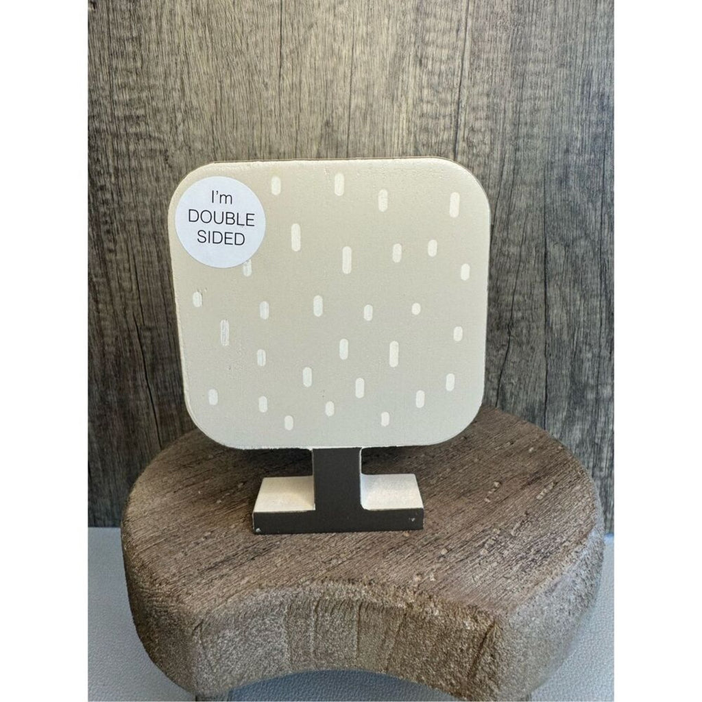 Wood Tree Home Decor Rustic Double Sided NEW FAST SHIP
