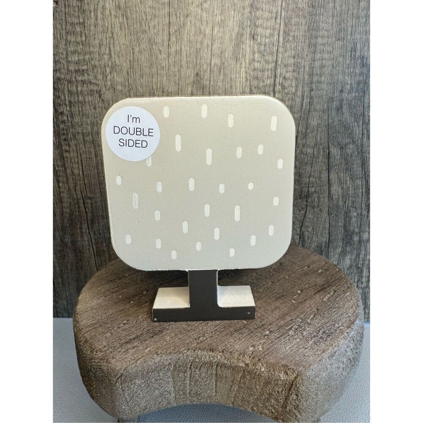 Wood Tree Home Decor Rustic Double Sided NEW FAST SHIP