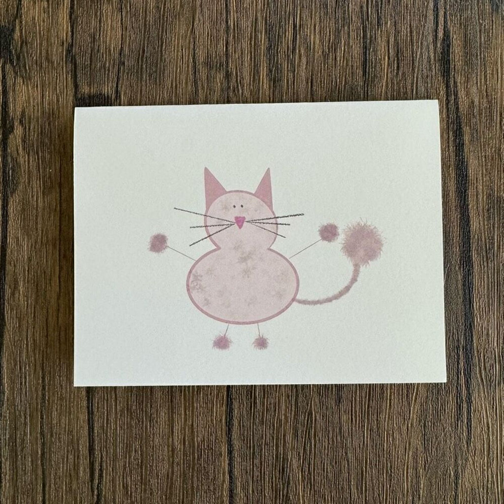 Greeting Cards Blank Cards for Cat Lover Cards Stationery Handcrafted Kitty Cat